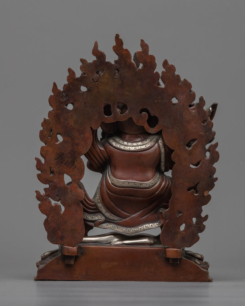 Fierce Mahakala Bernagchen Oxidized Sculpture | Guardian of the Dharma