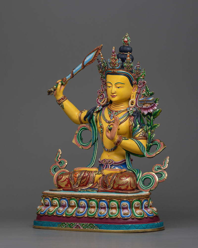 colorful-manjushri-sculpture