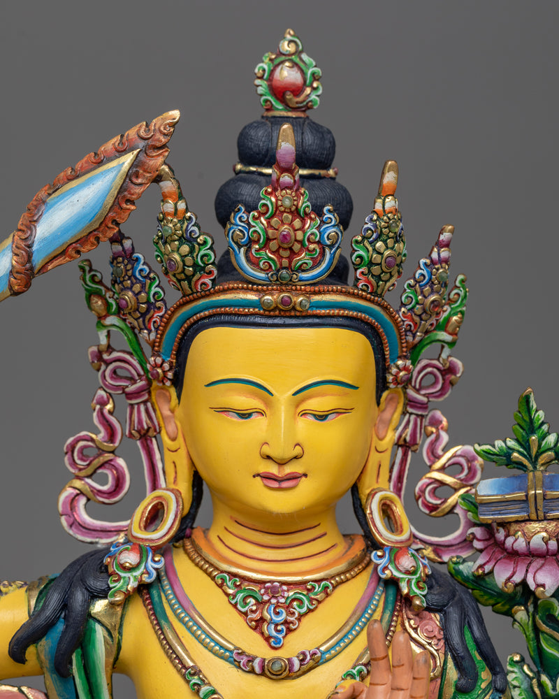 colorful-manjushri-sculpture