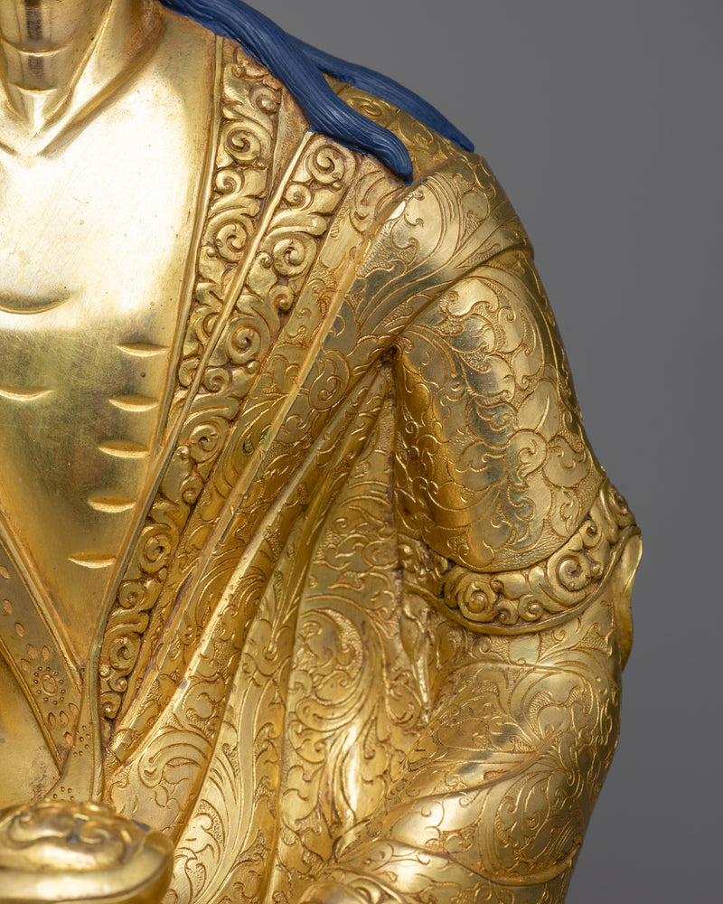 Illuminating Milarepa Golden Statue | Melody of Enlightenment