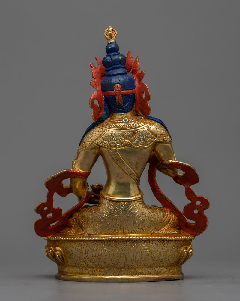 Serene Vajrasattva Sculpture for Buddhist Shrine | Pinnacle of Purification