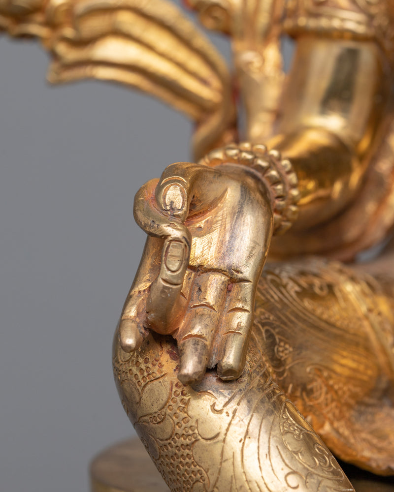 Compassionate Green Tara Sculpture | Protector and Swift Rescuer