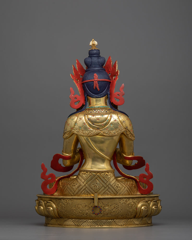 Unveiling the Majesty of Buddha Vajradhara Statuette | Waken Inner Harmony