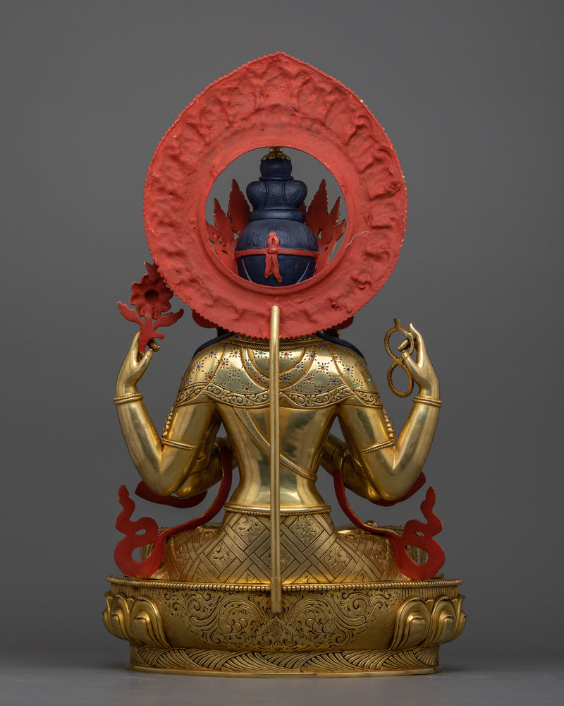 Four-Armed Chenrezig Statue | Enrich Your Spiritual Journey