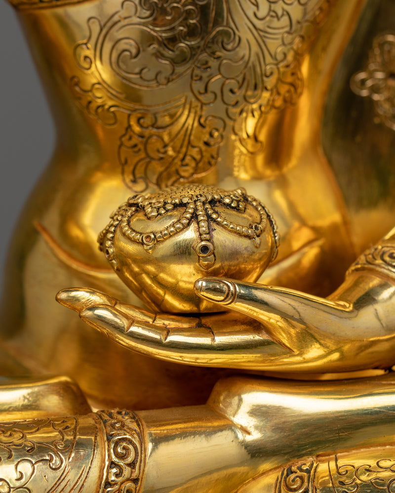 Serene Shakyamuni Buddha Sculpture | Pinnacle of Enlightenment