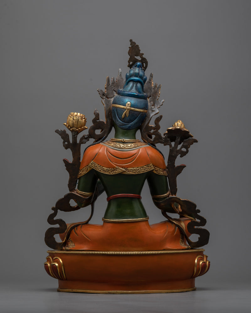 radiant-green-tara-statue