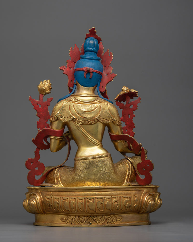 The Venustus Green Tara Statue | Experience Divine Feminine Grace