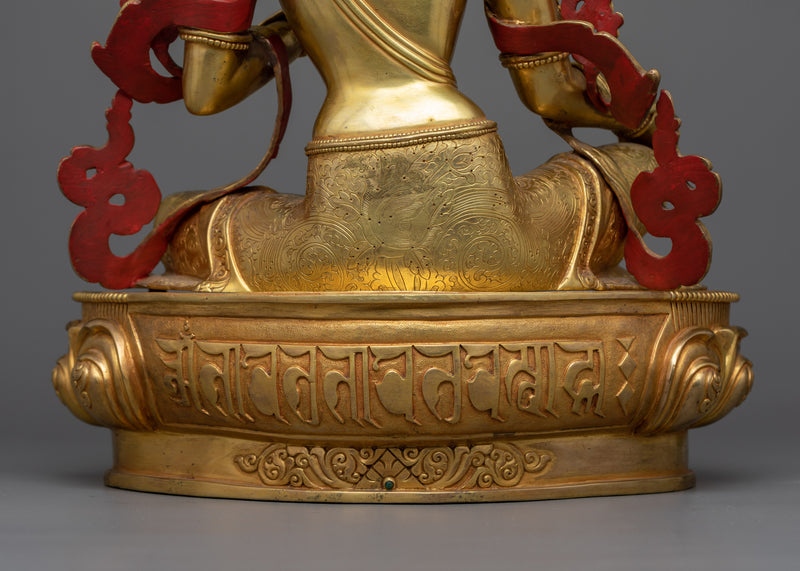 The Venustus Green Tara Statue | Experience Divine Feminine Grace