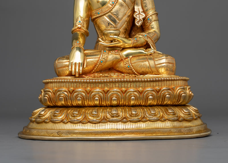 Circlet Shakyamuni Buddha Statue | Icon of Transcendent Wisdom