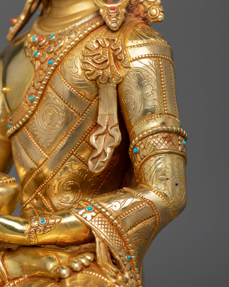 Circlet Shakyamuni Buddha Statue | Icon of Transcendent Wisdom