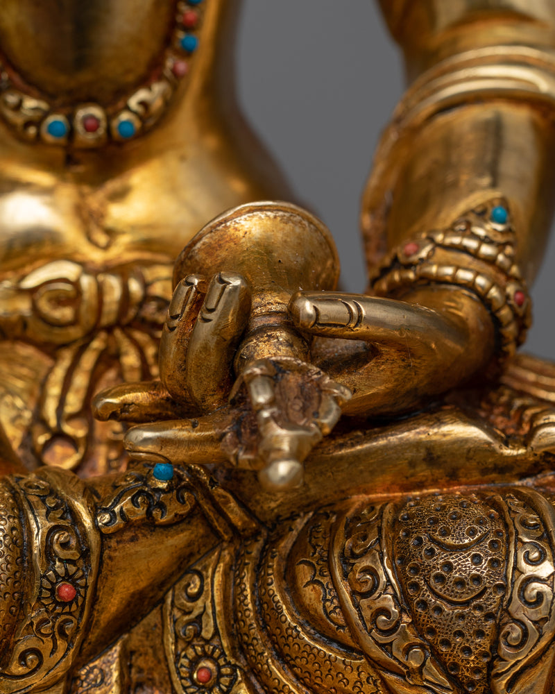 Vajrasattva Bodhisattva Shrine Sculpture | Beacon of Purification and Enlightenment