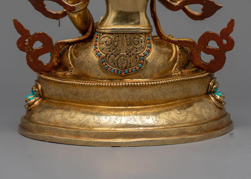 Vajrasattva Bodhisattva Shrine Sculpture | Beacon of Purification and Enlightenment