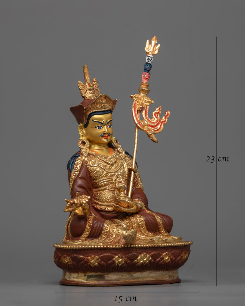 Statue of Guru Vajra Rinpoche | Symbol of Spiritual Authority and Wisdom