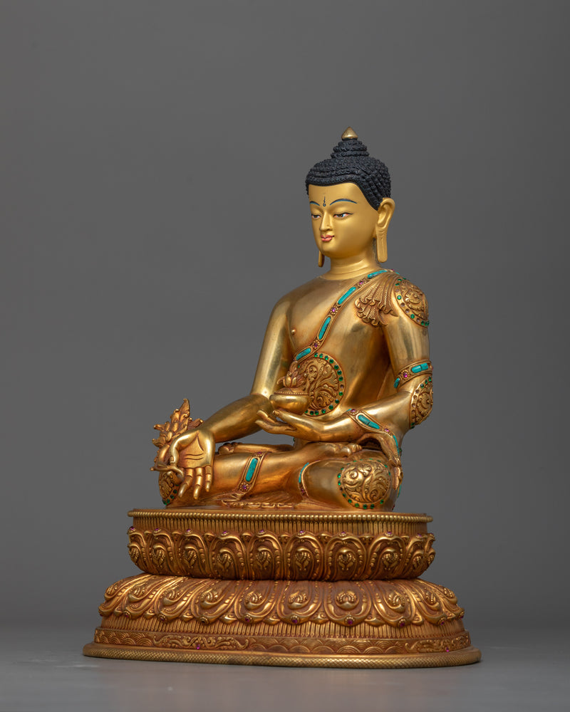 Bhaiṣajyaguru Statue | Medicine Buddha Healing Radiance and Divine Grace