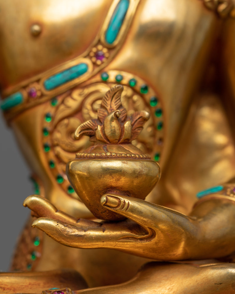 Bhaiṣajyaguru Statue | Medicine Buddha Healing Radiance and Divine Grace