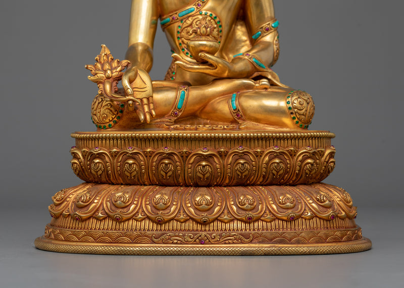 Bhaiṣajyaguru Statue | Medicine Buddha Healing Radiance and Divine Grace