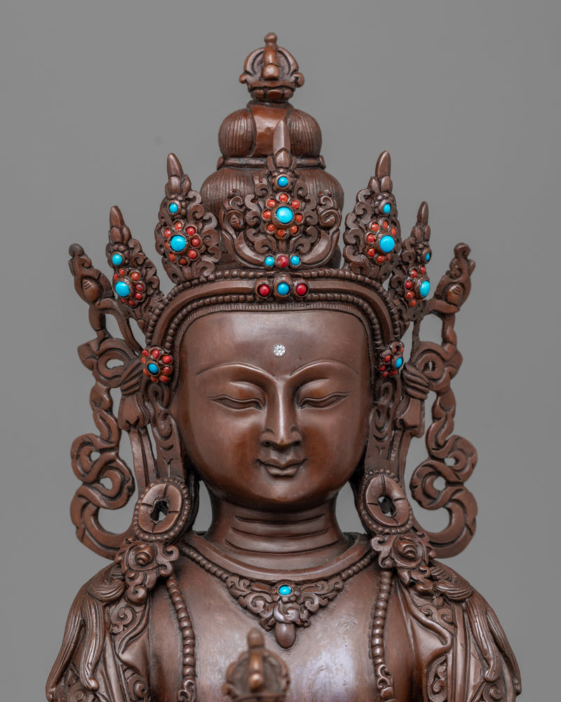 Vajrasattva with His Consort Statue | Purify Your Mind and Spirit