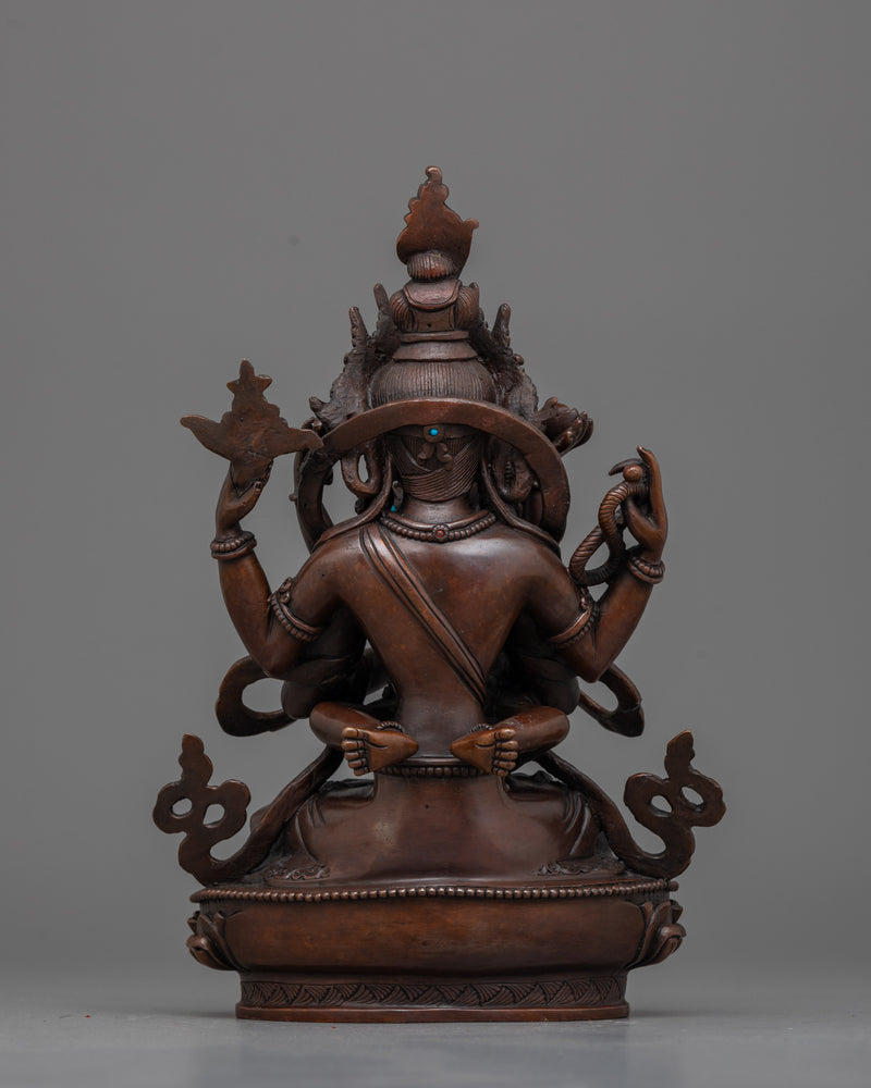 Chenrezig Yab-Yum Statue | Embrace Compassion and Harmony