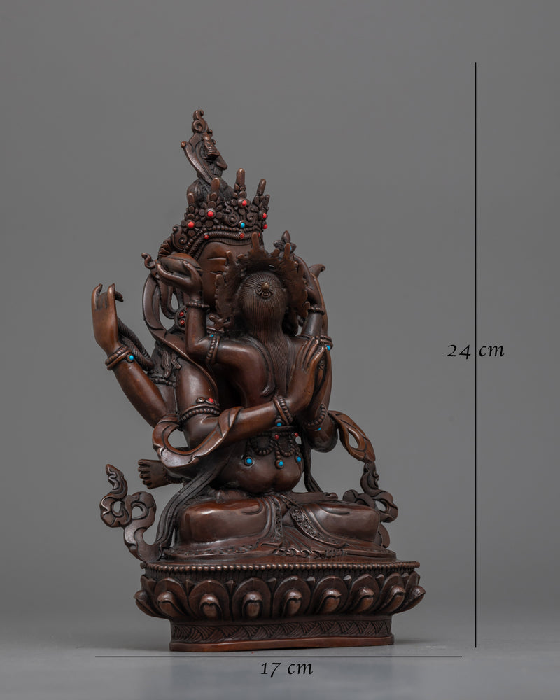 Chenrezig Yab-Yum Statue | Embrace Compassion and Harmony