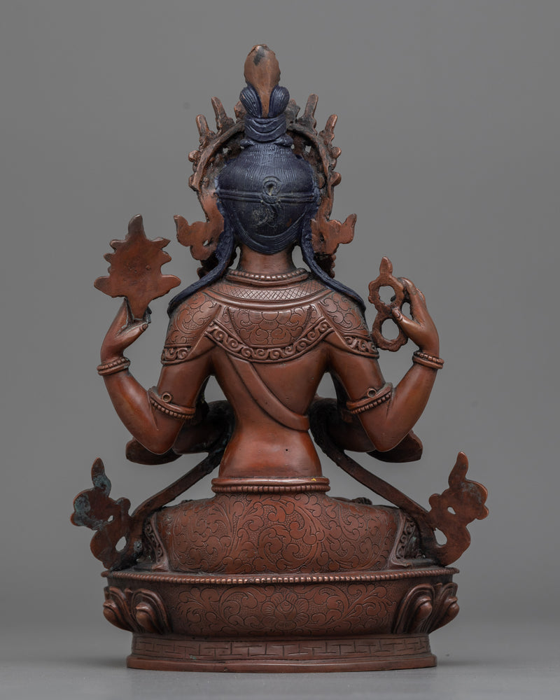 Buddhist Chenrezig Statue | Divine Compassion Embodied