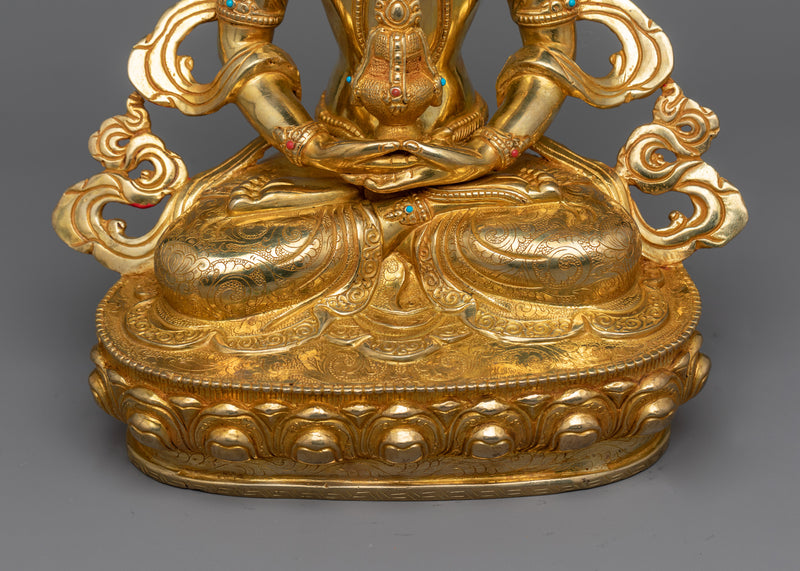 Longevity Deity Amitayus Statue | Essence of Eternal Life