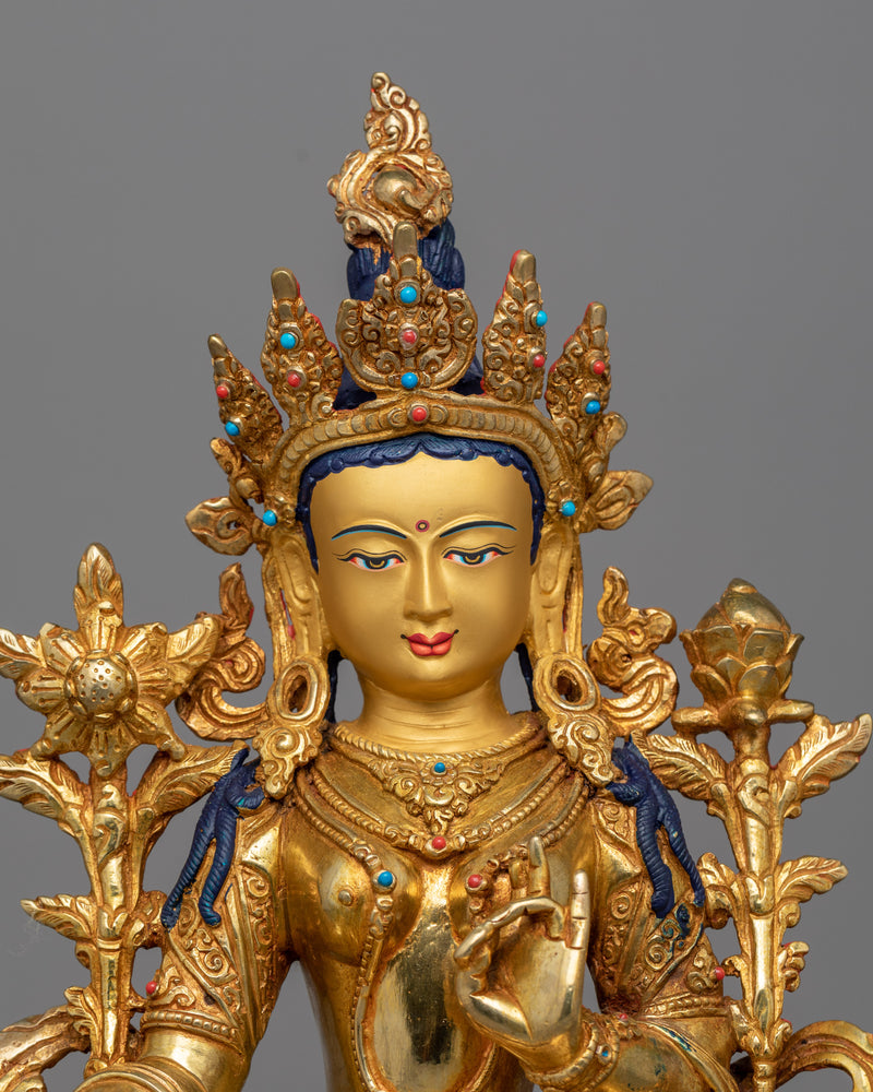 the-green-tara-sculpture