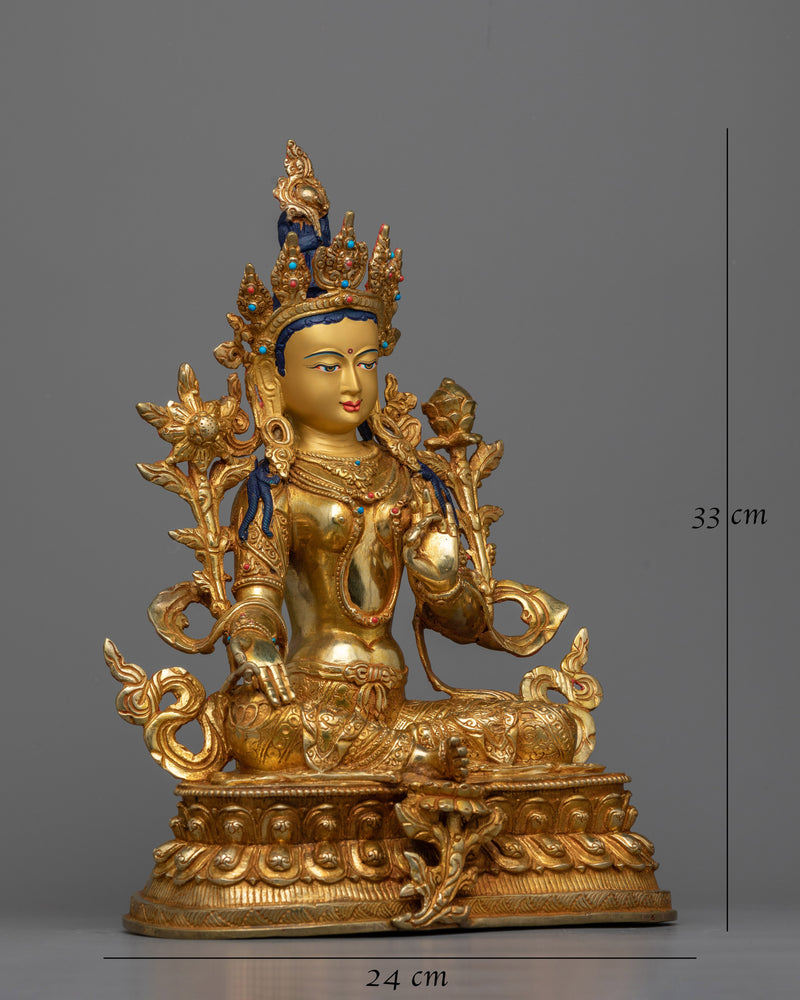 the-green-tara-sculpture