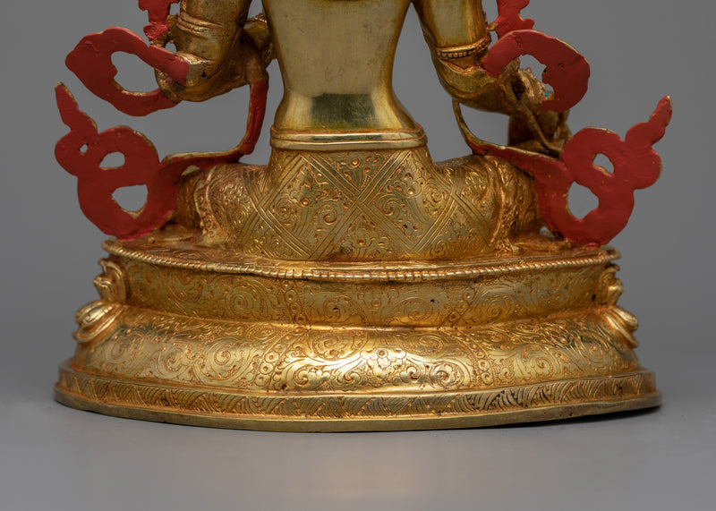 The Green Tara Sculpture | Emblem of Compassion and Swift Aid