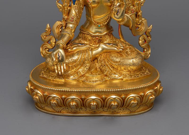 White Sita Tara Sculpture | Radiance of Healing and Protection