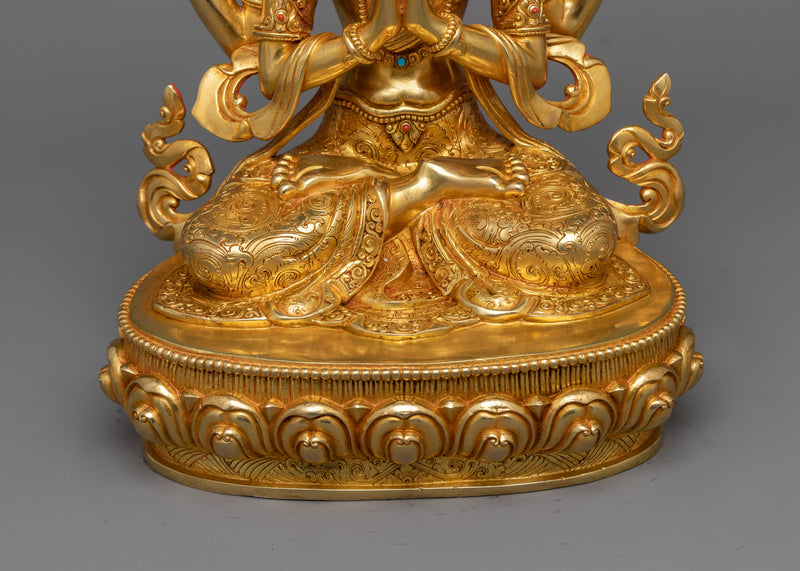 Chenrezig, The Compassion Deity Sculpture | Embodiment of Infinite Compassion