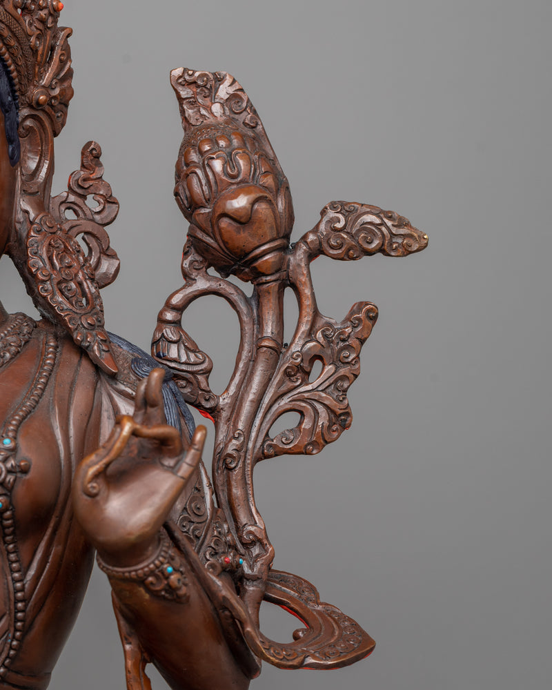 Green Shyamatara Statue | Symbol of Compassion and Protection