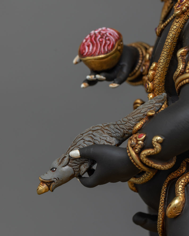 Heruka Black Dzambhala Statue | Symbol of Wealth and Prosperity