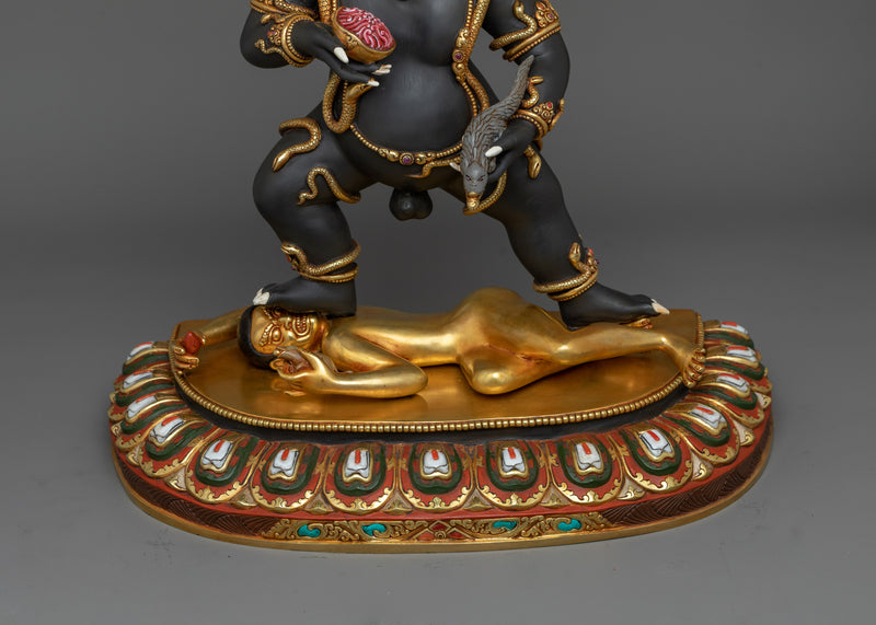 Heruka Black Dzambhala Statue | Symbol of Wealth and Prosperity