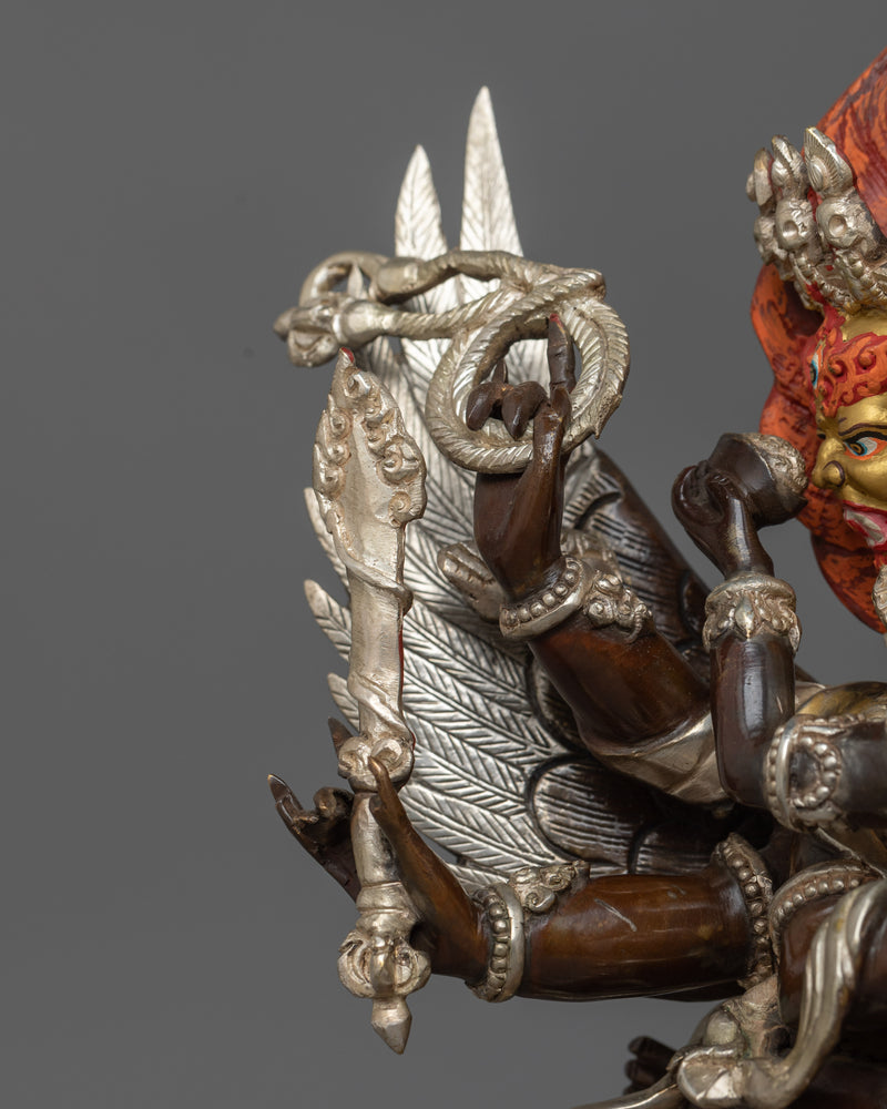 Hayagriva with His Consort Statue | Invoking Spiritual Protection and Wisdom