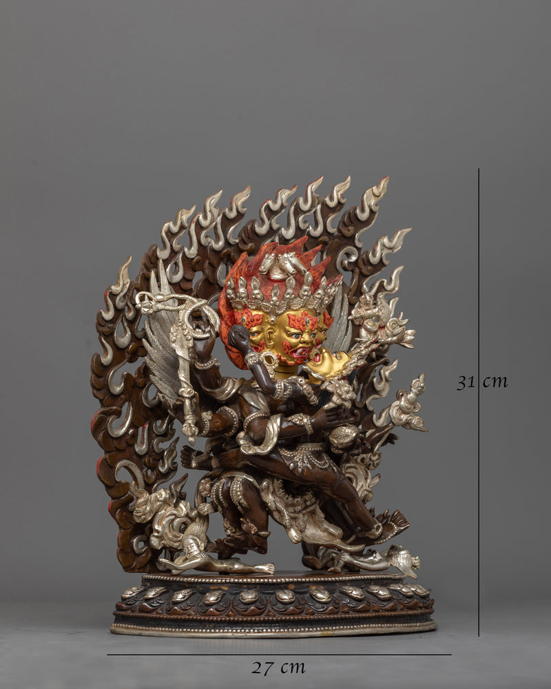 Hayagriva with His Consort Statue | Invoking Spiritual Protection and Wisdom