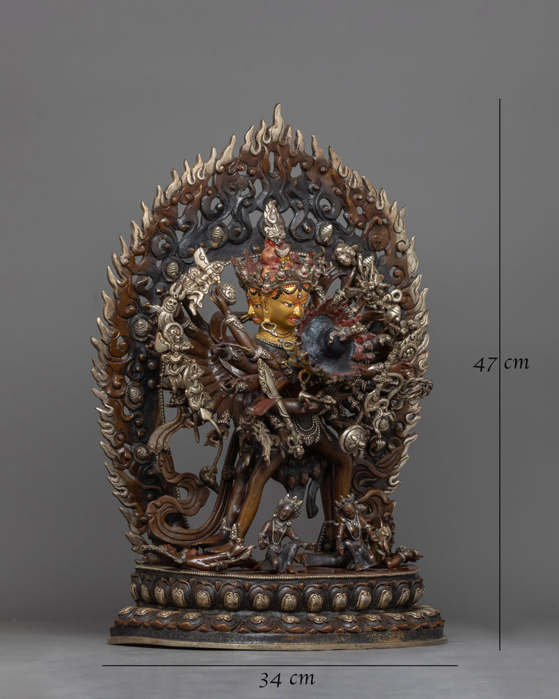 Kala Chakra Statue | Symbolizing Timeless Wisdom and Spiritual Harmony