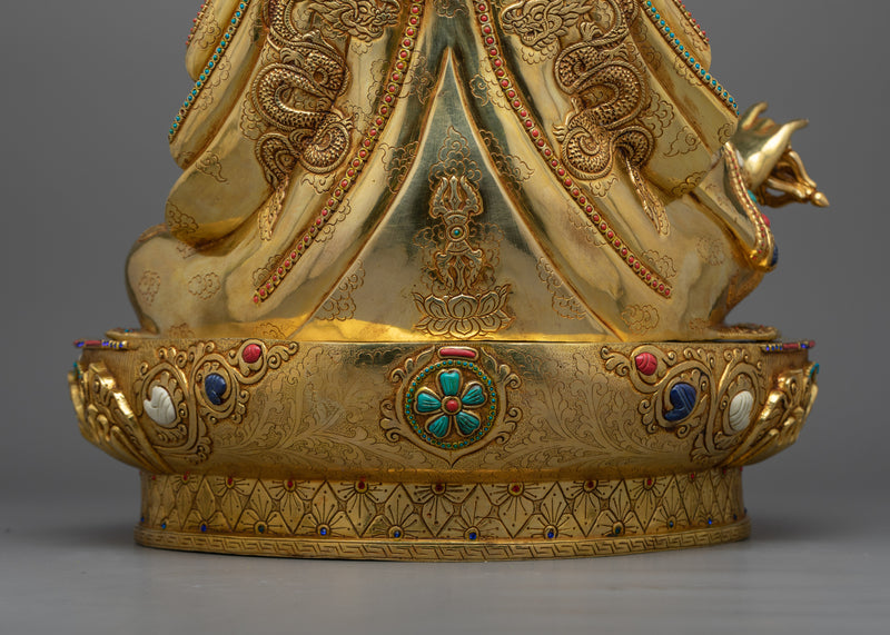 Padma Guru Rinpoche Statue | Radiating Spiritual Grace and Wisdom