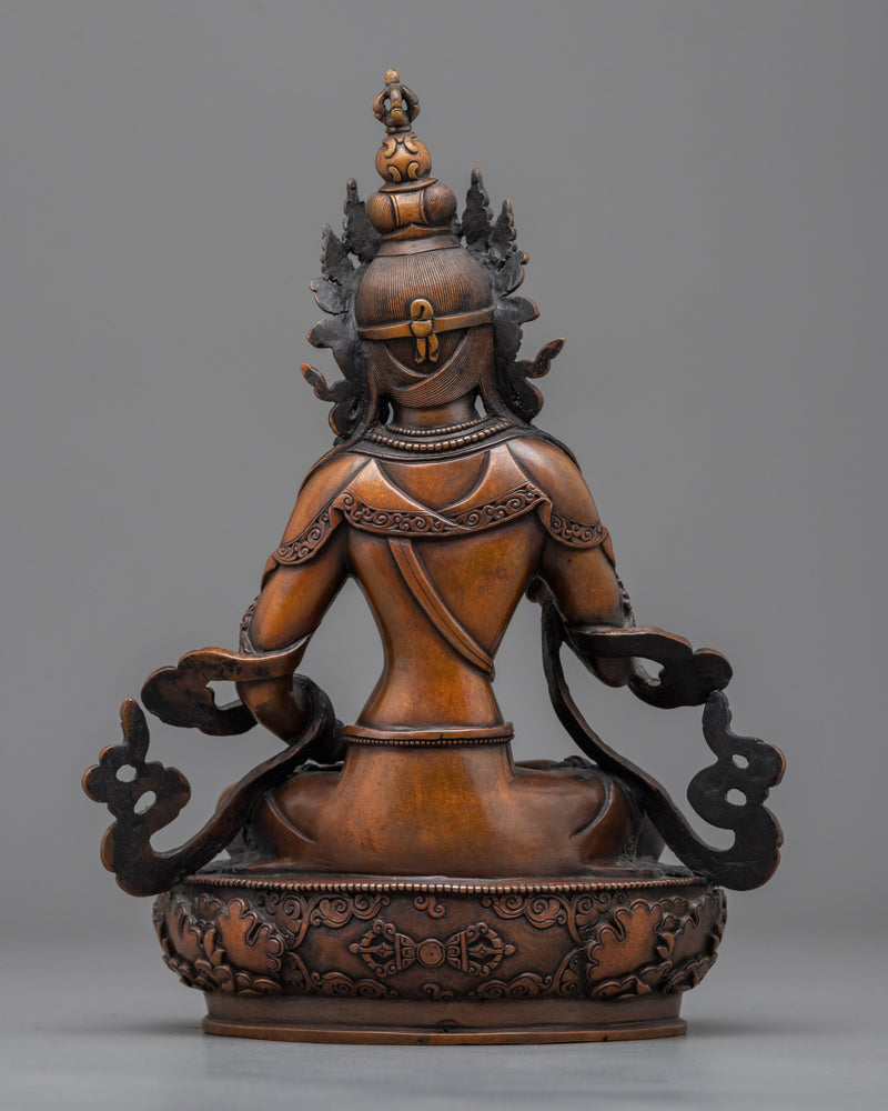 Handcrafted Vajrasattva Statue | Radiating Spiritual Purity and Enlightenment