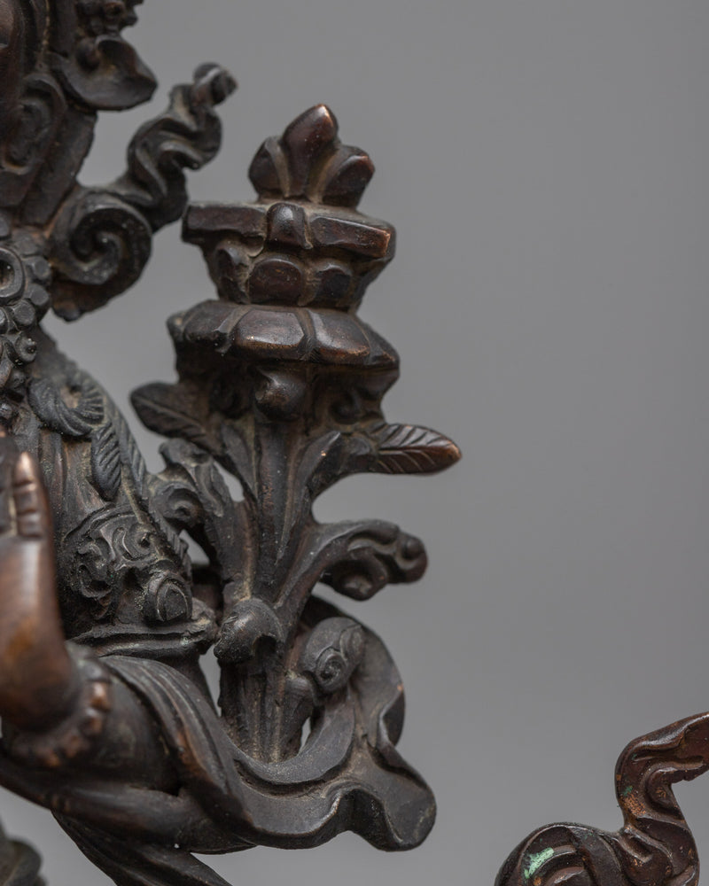 The Wisdom Bodhisattva Statue | Manjushri Radiating Divine Wisdom and Spiritual Insight