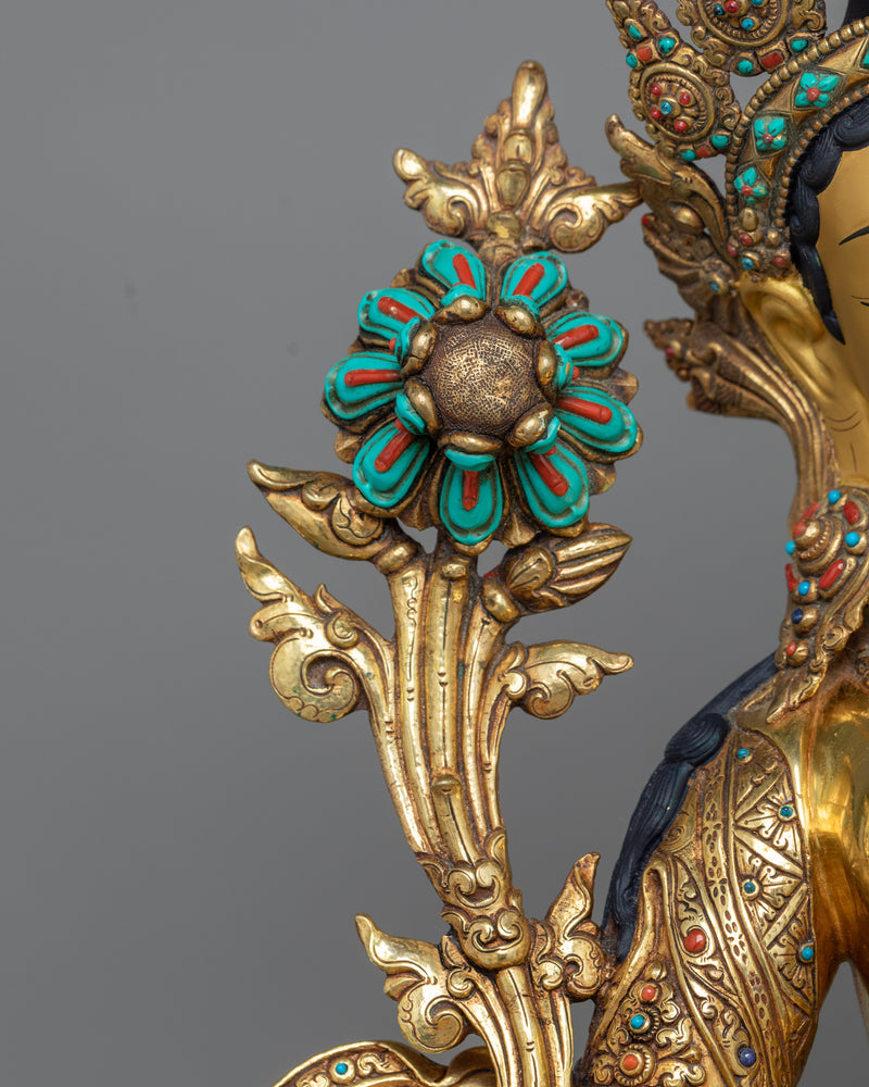 The Presence of Buddhist Syamatara Statue | Radiating Divine Compassion and Protection