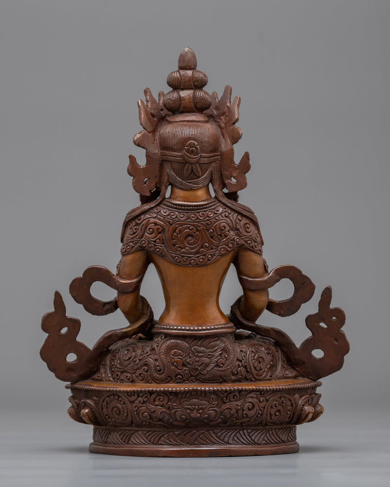 Longevity Buddhah Amitayus Statue | Embrace Spiritual Vitality and Eternal Wisdom