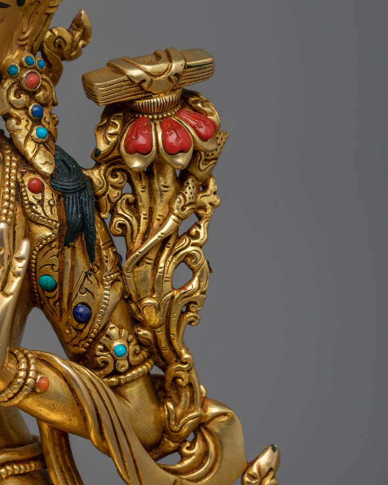 Manjushri Figurine Sculpture | Discover Enlightenment and Inner Knowledge