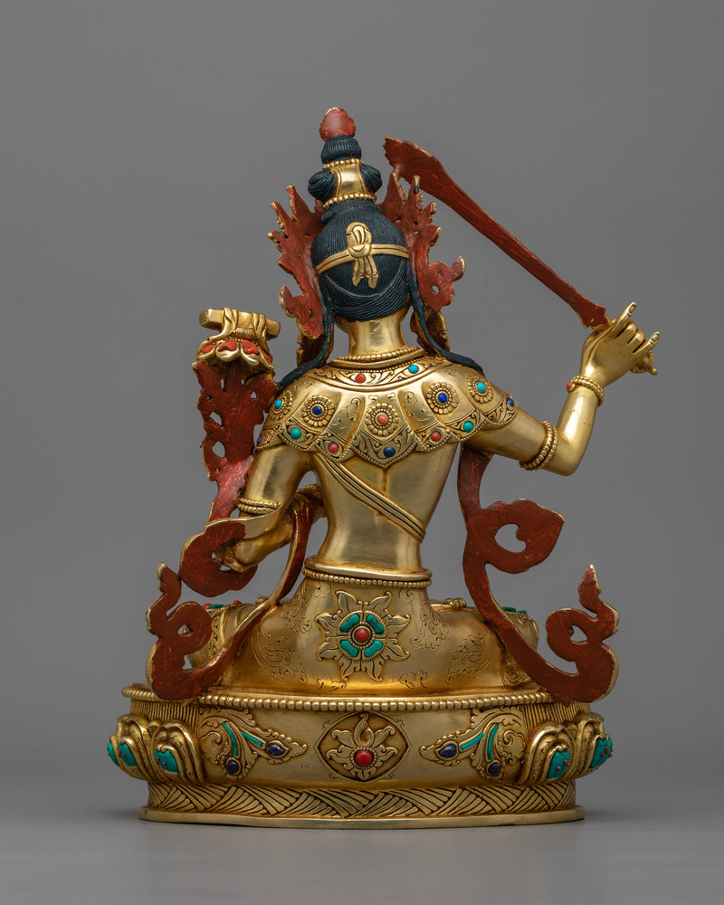 Manjushri Figurine Sculpture | Discover Enlightenment and Inner Knowledge