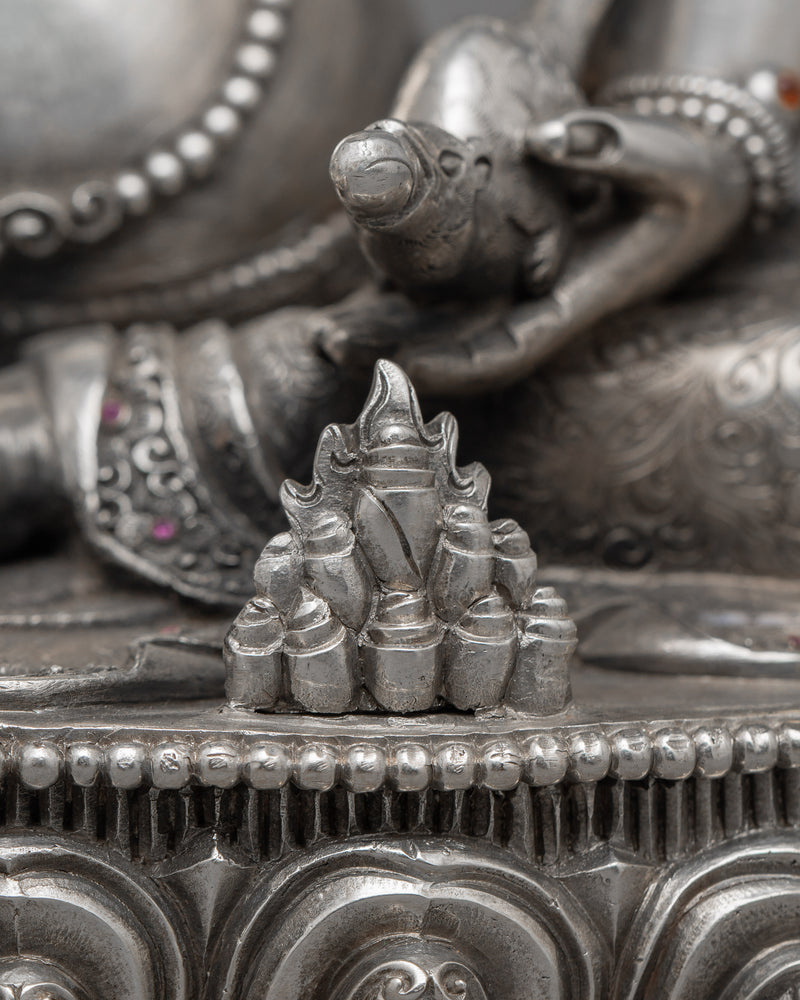 Jewel Deity Dzambhala Statue | Embrace Abundance with Handcrafted Statue