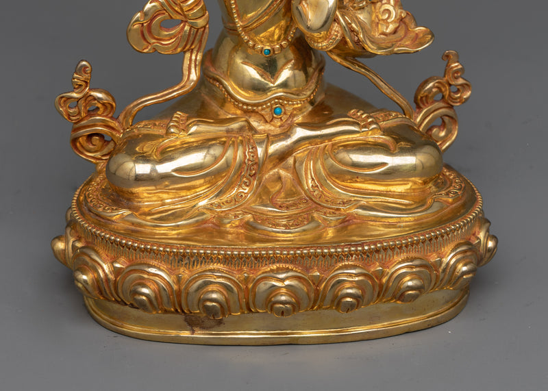 Deity of Wisdom and Insight Manjushri Statue | Embrace Divine Knowledge and Spiritual Awakening