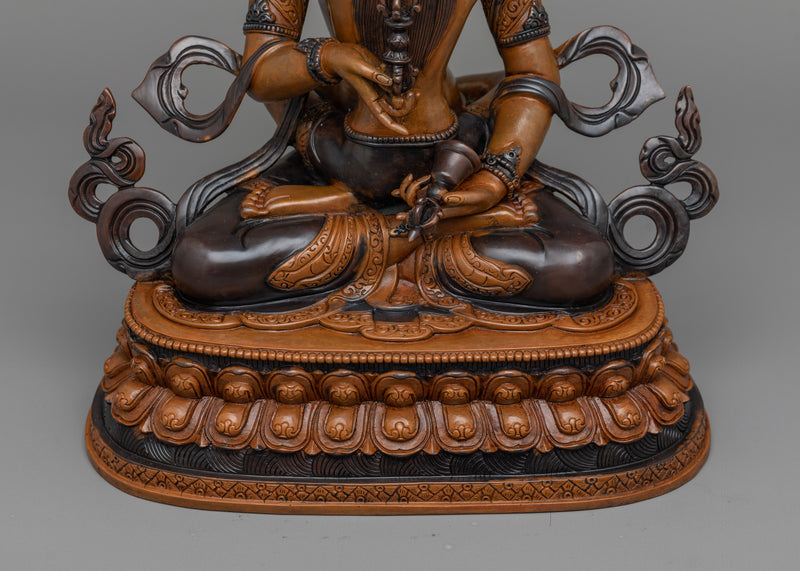 Purify Vajrasattva with Consort Statue | Embodying Spiritual Union Harmony