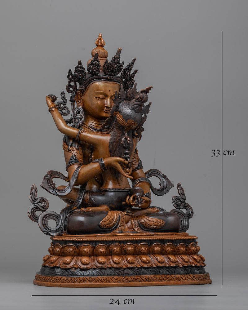 Purify Vajrasattva with Consort Statue | Embodying Spiritual Union Harmony