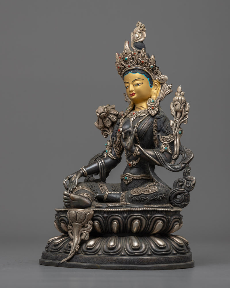 green-tara-oxidized-figurine