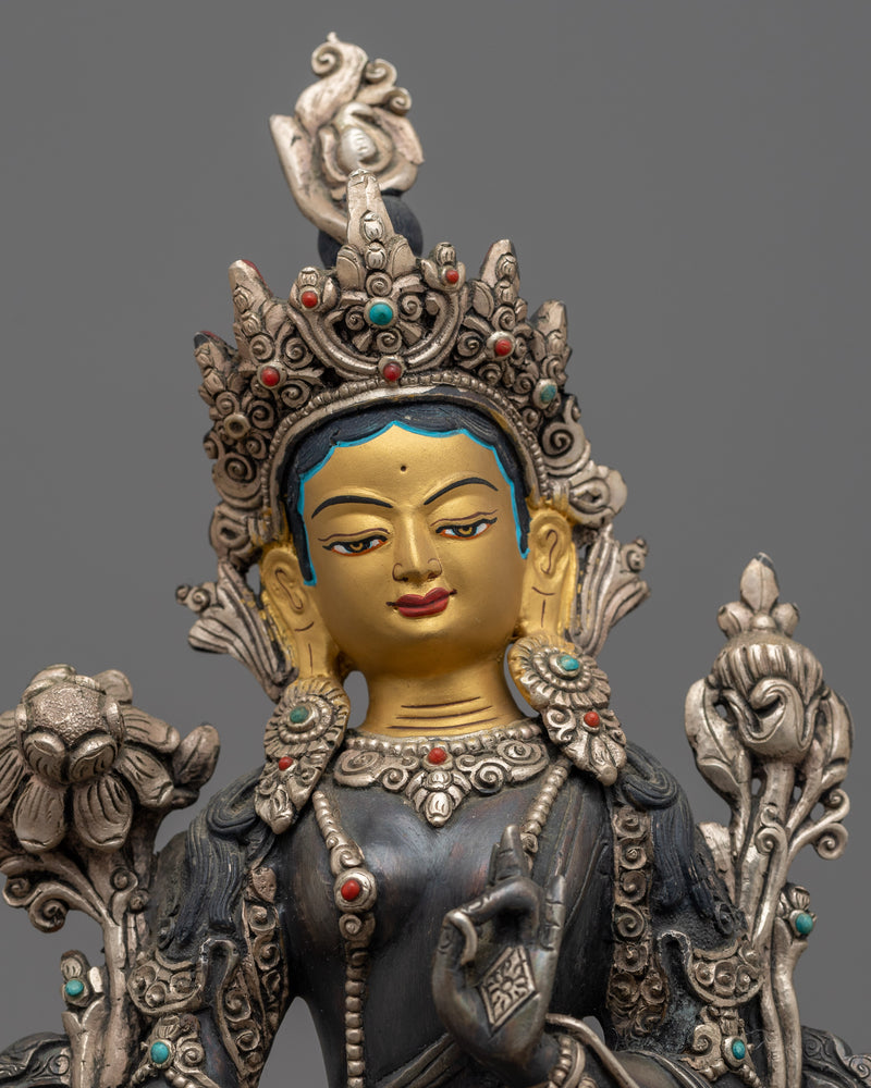 green-tara-oxidized-figurine