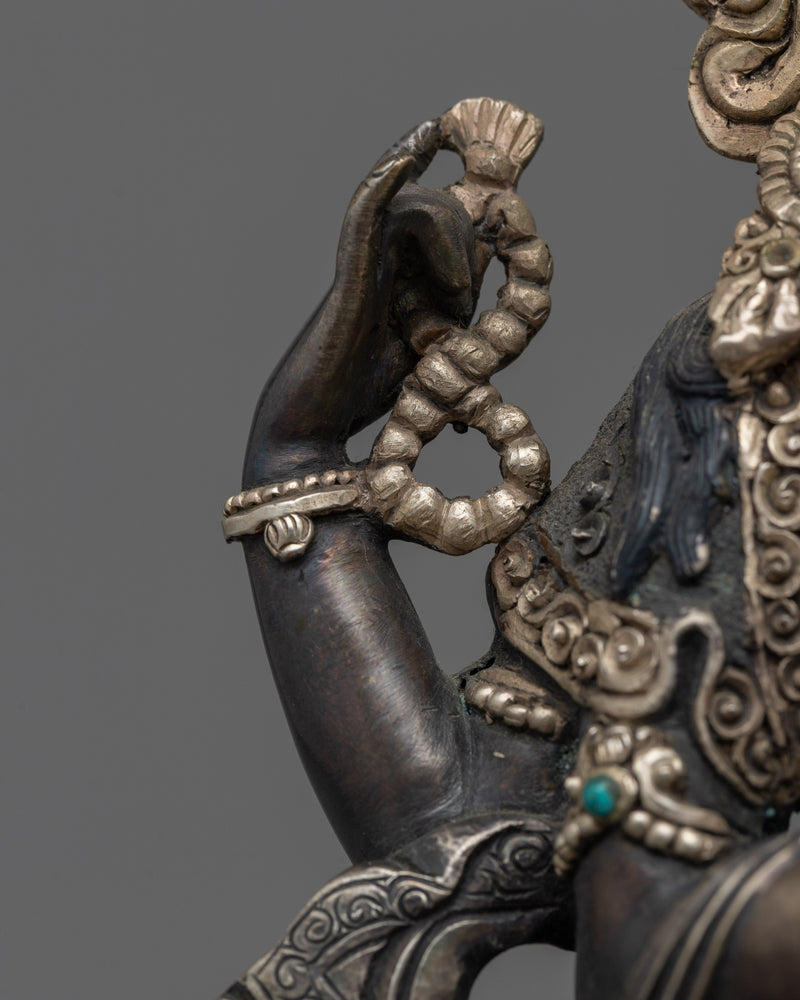 Chenrezig Oxidized Figurine | Symbol of Compassion and Enlightenment